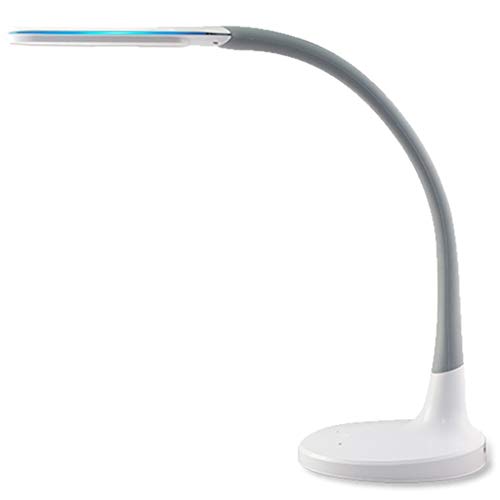 Eye-Caring Reading Eye Protection Desk Lamp High Brightness 3 Color Temperature USB Multi-angle Lighting Touch Dimming Table Lamp Office lamp (Color : White, Size : 12W)