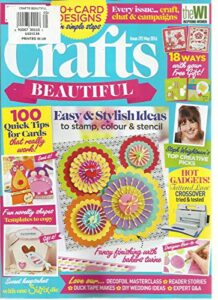 crafts beautiful may, 2016 issue,292 (easy & stylish ideas to stamp, colour