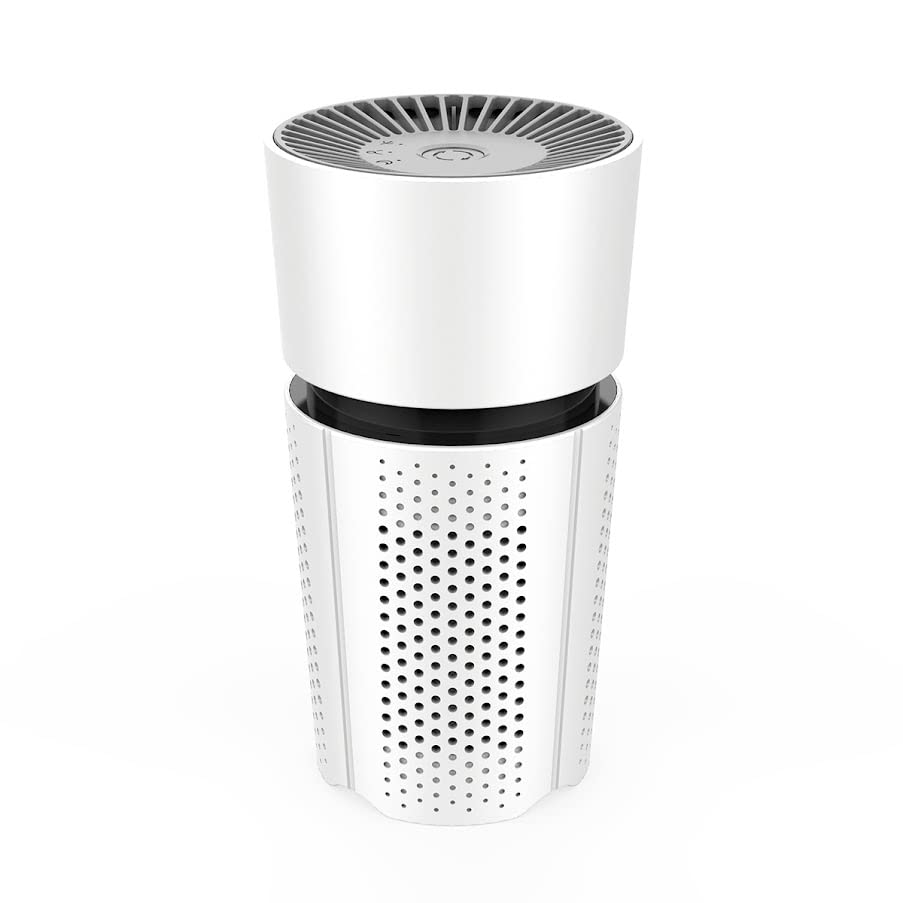 MICPANG Air Purifiers for Bedroom Mini Desktop Air Purifier for Home HEPA Air Purifier with True Air Filters Car Air Purifier Low Noise Portable Air Purifier USB Air Cleaner