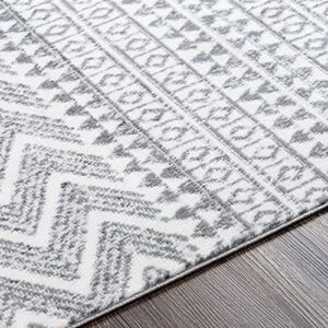 Artistic Weavers Calliope Bohemian Moroccan Area Rug,5'3" x 7',Grey