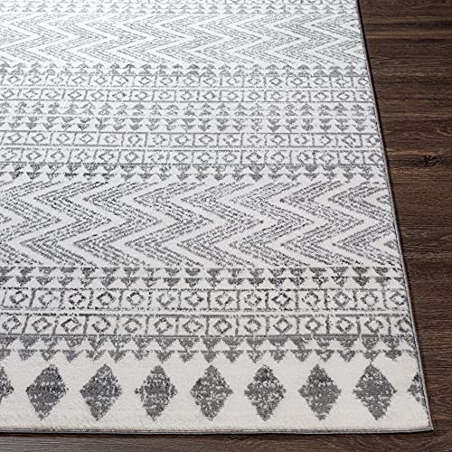 Artistic Weavers Calliope Bohemian Moroccan Area Rug,5'3" x 7',Grey