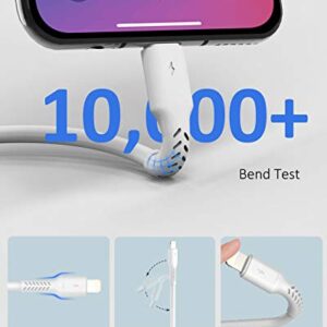 6 inch iPhone Charge Cable Short, 0.5ft 5Pack USB to Lightning Cord for Fast Charging Stations Compatible with Apple iPhone 12 11 Pro Max Xs 8 7 6 5 Plus, iPad Air/Mini