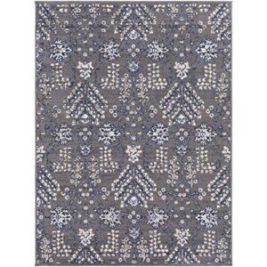 Artistic Weavers Bohemian Floral Dale Area Rug, 5'3" x 7', Gray