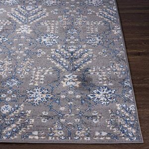 Artistic Weavers Bohemian Floral Dale Area Rug, 5'3" x 7', Gray