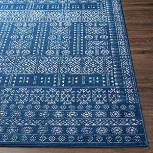 Artistic Weavers Bohemian Moroccan Goldie Area Rug,7'10" x 10',Navy