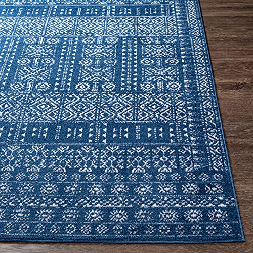 Artistic Weavers Bohemian Moroccan Goldie Area Rug,7'10" x 10',Navy