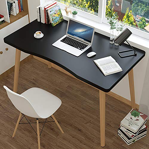 Waterproof Writing Desk Wooden PC Laptop Table,Modern Computer Desk Workstation for Office Bedside Living Room-A 70x40x73cm