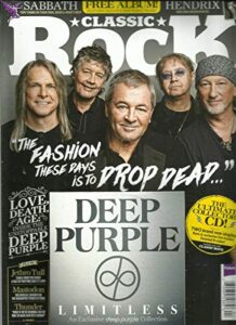 classic rock magazine, the fashion these days is to prop dead april, 2017# 234