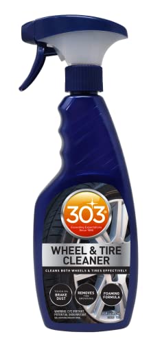 303 Wheel and Tire Cleaner - Cleans Both Wheels and Tires Effectively - Tough on Brake Dust - Removes Tire Browning - Foaming Formula, 15.5 fl. oz. (30596CSR) Packaging May Vary