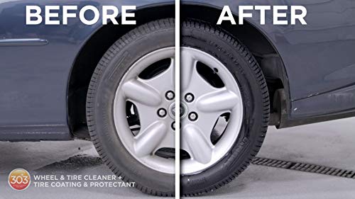 303 Wheel and Tire Cleaner - Cleans Both Wheels and Tires Effectively - Tough on Brake Dust - Removes Tire Browning - Foaming Formula, 15.5 fl. oz. (30596CSR) Packaging May Vary