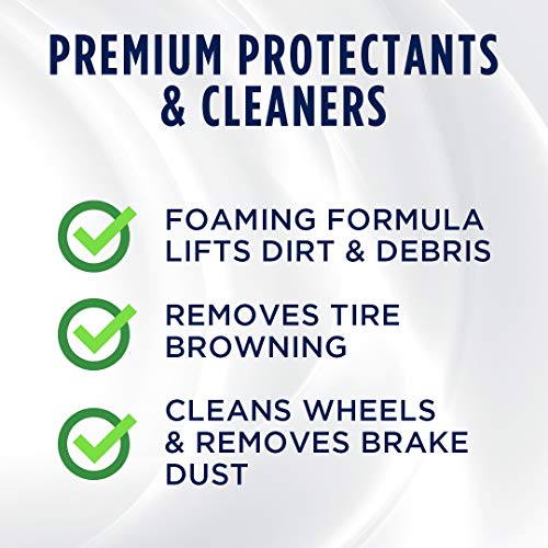 303 Wheel and Tire Cleaner - Cleans Both Wheels and Tires Effectively - Tough on Brake Dust - Removes Tire Browning - Foaming Formula, 15.5 fl. oz. (30596CSR) Packaging May Vary