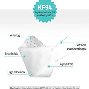 (Pack of 10) [Heal Made] (Age 5 to 14) 4-Layers Premium Filters (KF94 Certified) Kids Face Mask (Made in Korea) Respirators Protective Disposable Dust Covers (Children Youth Teen) Individual Packaged