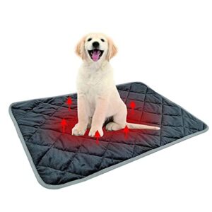 non-electric pet warming pad, pet blanket thermal cat and dog warming bed mat for cats dogs and kittens for outdoor indoor