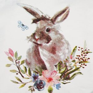 DII Easter Basics Collection Springtime Kitchen Essentials, Gift Bag Set, 9x8.5x3", Garden Bunny Rabbit, 2 Piece