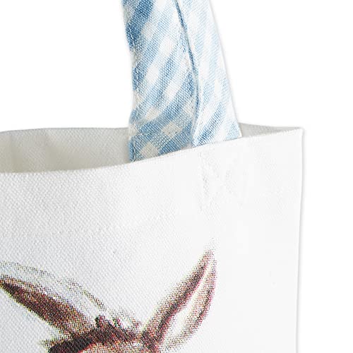 DII Easter Basics Collection Springtime Kitchen Essentials, Gift Bag Set, 9x8.5x3", Garden Bunny Rabbit, 2 Piece