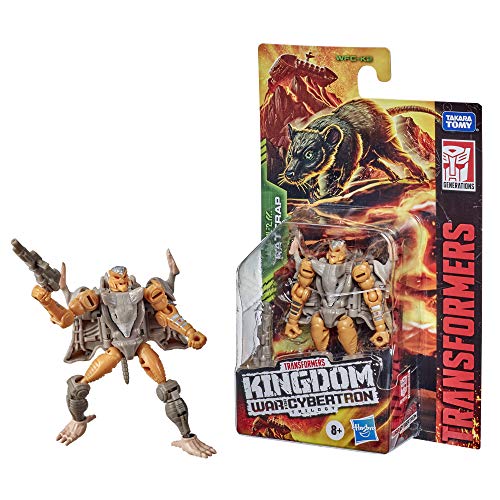 Transformers Toys Generations War for Cybertron: Kingdom Core Class WFC-K2 Rattrap Action Figure - Kids Ages 8 and Up, 3.5-inch