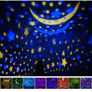 Star Projector Night Lights for Kids, ANTEQI Kids night Light With Timer Rotation for Ceiling for Adult Teen Girls Room Decor