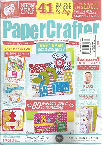 PAPER CRAFTER, FOR MAKERS WHO LOVE PAPER ISSUE, NO 90 (NEW YEAR NEW SKILLS !