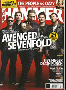 metal hammer magazin issue, 310 july, 2018 sorry free a7x cd not include