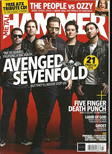 METAL HAMMER MAGAZIN ISSUE, 310 JULY, 2018 SORRY FREE A7X CD NOT INCLUDE