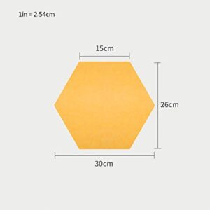 DIY Hexagonal Felt, Background Wall Stickers Living Room self-Adhesive Creative Photo Wall memo Note Board Photo Message Display Board