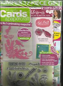 simply cards & papercraft, august, 2018 bumper 17- piece gifts included.