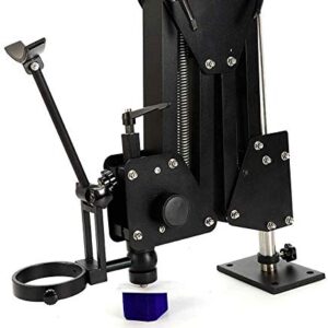 Micro Inlaid Mirror Spring Stand Multi-Directional Microscope Binocular Stereo Zoom Micro Inlaid Mirror Spring Bracket Micro-Setting Microscope Jewelry Making Tool (Only Stand（85mm）)