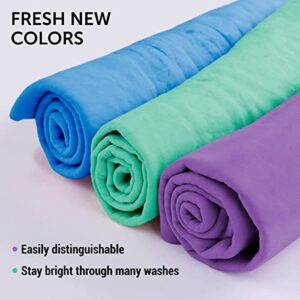 Premium Chamois Cloth for Car - 2pk +1 Free Shammy Towel for Car - 26”x17” - Super Absorbent Reusable Car Shammy Towel - Scratch-Free