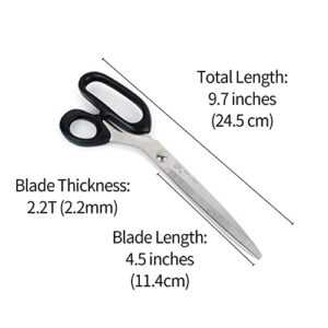 Korean Heavy Duty Kitchen Shears, Multipurpose Durable Scissors for Cutting Ribs, Pork, and Beef with Serrated Blade, dishwasher safe