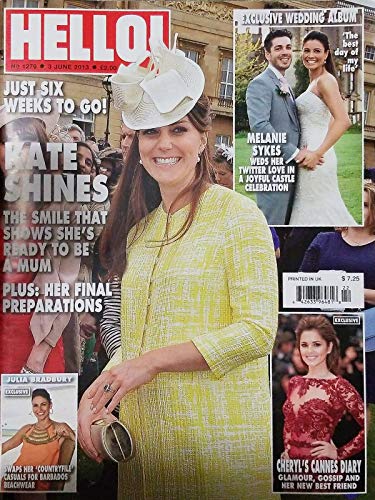 HELLO ! MAGAZINE JUNE 3, 2013 NO.1279 KATE SHINES THE SMILE^