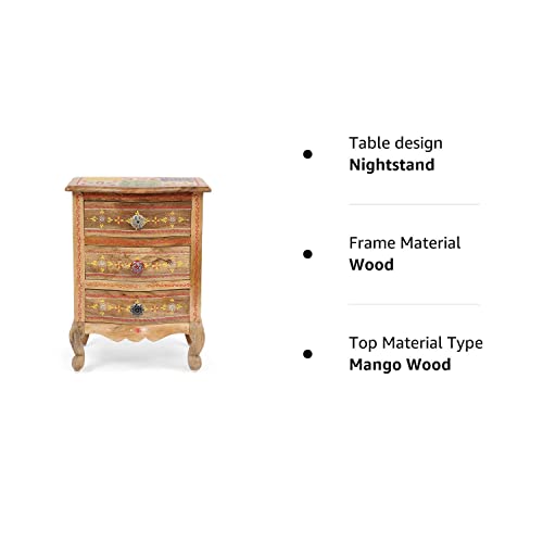 Christopher Knight Home Ailey NIGHTSTAND, Multicolor