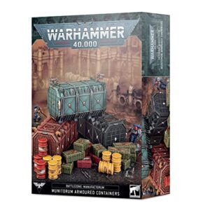 games workshop - warhammer 40,000 - battlezone: manufactorum - munitorum armoured containers