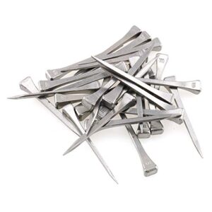 e-outstanding 50-pack low carbon steel 2 inch e5 horseshoe nails, polished and galvanized