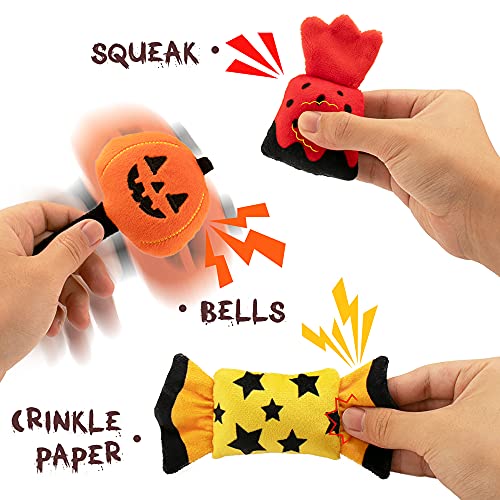 teytoy My First Halloween Pumpkin Set 8Pcs Halloween Plush Toys for Babies and Toddler,Stuffed Pumpkin Plush Halloween Baby Gifts,Halloween Party Decoration