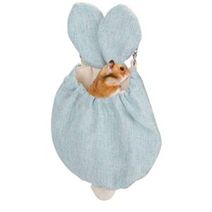 topincn small animal sleeping bag pouch winter soft warm pet bed house hamster hanging bed nest for ferret hedgehog sugar glider chinchillas (l)