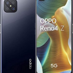 OPPO Reno4 Z 5G Dual-SIM 128GB ROM + 8GB RAM (GSM Only | No CDMA) Factory Unlocked Android Smartphone (Ink Black) - International Version