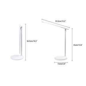 Eye-Caring LED Folding Desk Lamp Eye Protection Portable Charging Touch Dimming with Memory Function Rotating Reading and Writing Table Lamp Office lamp (Color : Black)