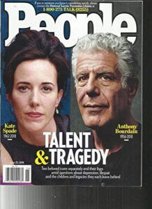 people weekly magazine talent & tragedy june, 25th 2018