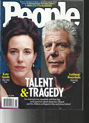 PEOPLE WEEKLY MAGAZINE TALENT & TRAGEDY JUNE, 25th 2018