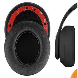 geekria pro extra thick ear pads for beats studio 3 (a1914), studio 3.0 wireless headphones ear cushions, headset earpads, ear cups repair parts (black)