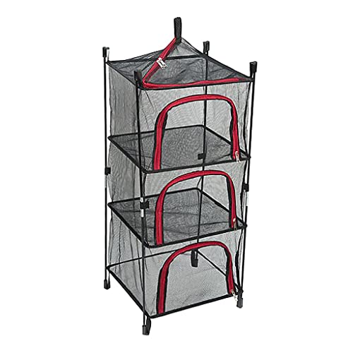 Tongina Camping Drying Mesh Rack for Cookware Organizer Dryer Storage Net Basket