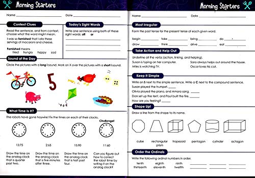 Second Grade - Morning Starters Educational Workbooks - v4