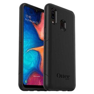 otterbox commuter series case for samsung galaxy a20 (only) non-retail packaging - black