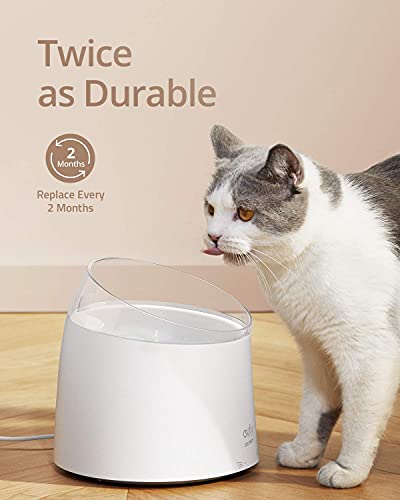 Original Replacement Filters for eufy Cat Water Fountain, Premium, Durable and Washable Replacement Filters With 5-Stage Water Filtration and Last For 6-9 Months