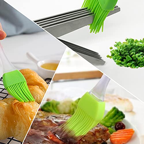 Herb Scissors with 5 Blades and Cover, Herb Stripper Tool Kit, Vegetables Potato Fruits Peeler, 3 Stainless Kitchen Gadget Set Cutter Chopper with Cleaning Combs, Graters