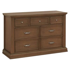 namesake durham 7-drawer assembled dresser in derby brown