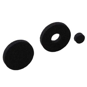 Hobbypark 200pcs RC Body Clips Pins & Foam Body Washers for All 1/10 1/12 Scale Traxxas Redcat HPI Himoto HSP Exceed RC Cars Parts Trucks Buggies Body Shell Replacement (Black Clips)