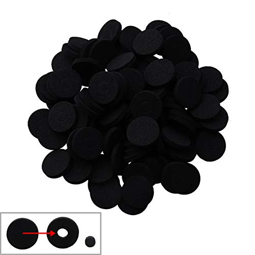 Hobbypark 200pcs RC Body Clips Pins & Foam Body Washers for All 1/10 1/12 Scale Traxxas Redcat HPI Himoto HSP Exceed RC Cars Parts Trucks Buggies Body Shell Replacement (Black Clips)