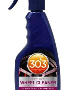 303 Heavy Duty Wheel Cleaner - Eliminates Dirt and Brake Dust - All Wheel Safe - Iron Indicating Formula - Non Corrosive Formula, 15.5 fl. oz. (30597CSR) Packaging May Vary