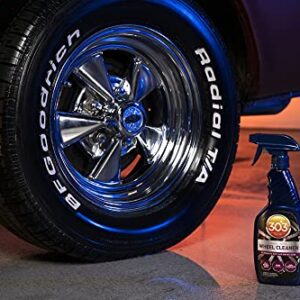 303 Heavy Duty Wheel Cleaner - Eliminates Dirt and Brake Dust - All Wheel Safe - Iron Indicating Formula - Non Corrosive Formula, 15.5 fl. oz. (30597CSR) Packaging May Vary